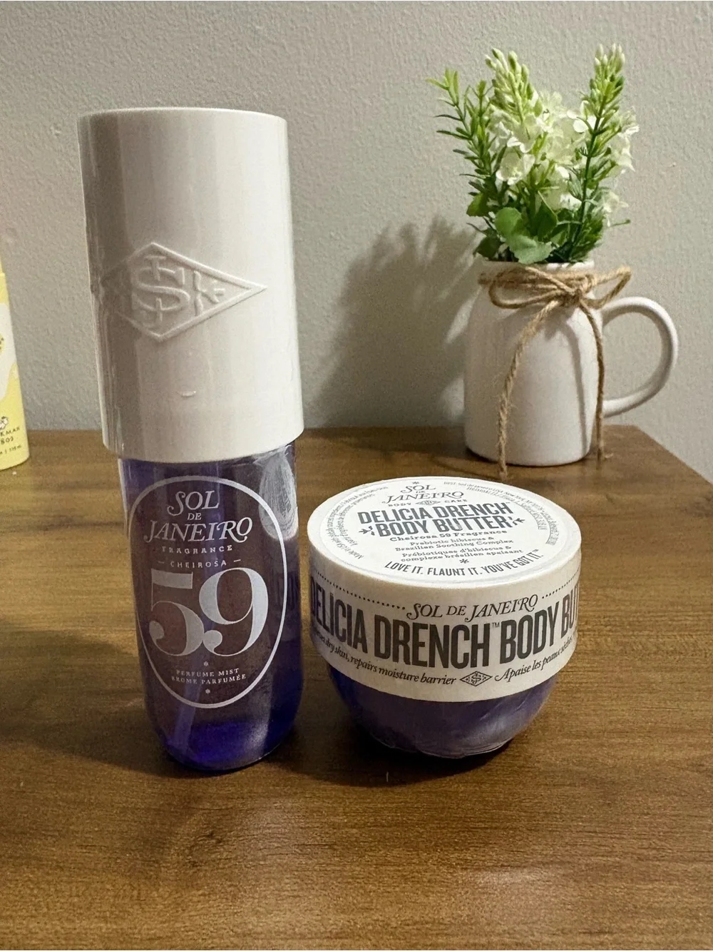 Sol de Janeiro Bundle Cheirosa 59 Body Mist 3oz Delicia Drench Body Butter 2.5oz